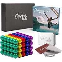 Bolas Magnéticas de Colores myHodo- 100 Bolitas Magnéticas- Magnet Balls- Imanes Pequeños para Aliviar el Estrés- Bolas…